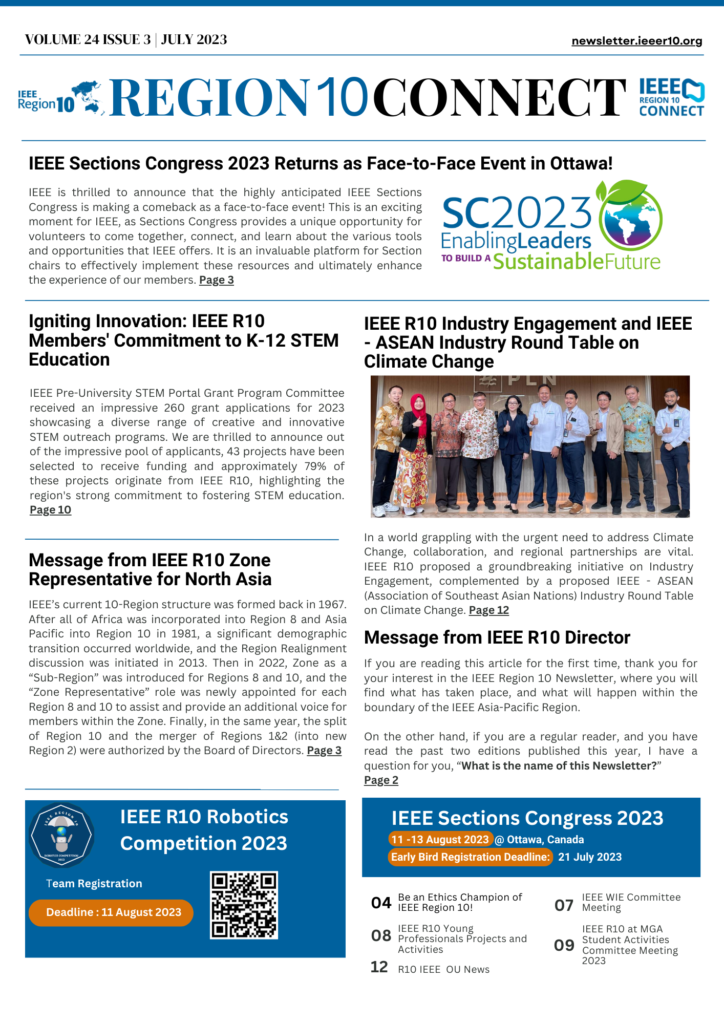 IEEE Region 10 Humanitarian Technology Conference (R10 HTC) 2022